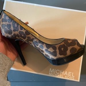 michael kors cheetah heels